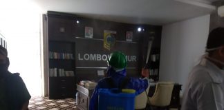 Cegah Penyakit Korona, Dinkes Lotim Galakkan Penyemprotan Desinfektan