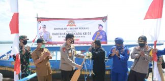 Kapolda Hadiri “Bedah Perahu” di Masyarakat pesisir Lombok Timur