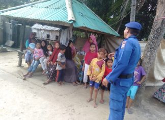 Begini Cara Polisi Airud Lombok Barat Dukung Kampung Sehat