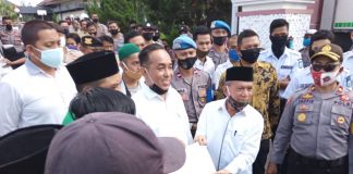 Ratusan Mahasiswa Himmah NW Demo Tolak RUU HIP