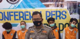 Polda NTB Amankan 5 Kurir Ganja