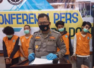 Polda NTB Amankan 5 Kurir Ganja