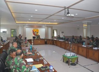 Disiplinkan Masyarakat, Pangdam Gelar Webinar dengan Gugus Tugas Covid 19 Bali dan Nusra