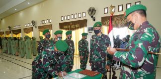 Danrem Pimpin Sertijab Kasrem