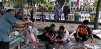 Mataram Potong Hewan Kurban di RPH Guna Taati Protokol COVID-19