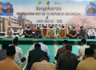 Hari Jadi Lotim Ke-125, Bupati Tandatangani Sejumlah Mou