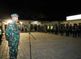 Danrem 162/WB Pimpin Apel Patroli Gabungan Berskala Besar