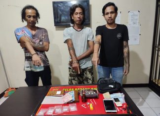 Tiga Pengedar Sabu Ditangkap