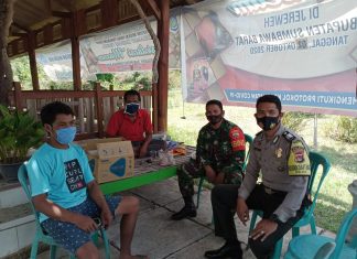 Warga Sekongkang Diminta Pakai Masker