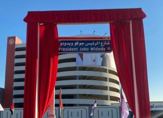 Presiden Jokowi Jadi Nama Jalan di Uni Emirat Arab