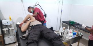 Dua Polisi Terluka Terkena Lemparan