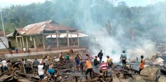 Ratusan Rumah di Baturotok Terbakar
