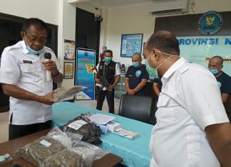 BNNP NTB Amankan Ganja dari Medan