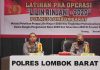 Tahun Baru, Polres Lobar Siapkan Pos Pengamanan