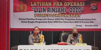 Tahun Baru, Polres Lobar Siapkan Pos Pengamanan