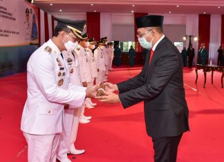 Gubernur NTB Lantik 6 Kepala Daerah Hasil Pilkada Serentak 2020