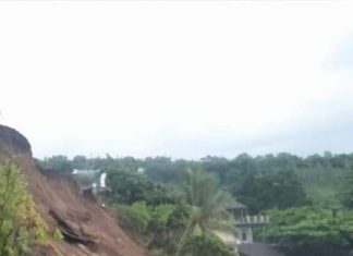 Baru Diperbaiki, Tebing Tanjakan Senggigi Longsor Lagi