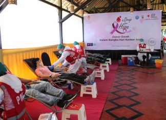 107 Kantong Darah Terkumpul di Hari Kanker Anak
