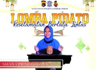 Siti Rahmawati: Siswi SMANSABAYA Raih Juara Pertama Lomba Pidato se-Lotim 2021
