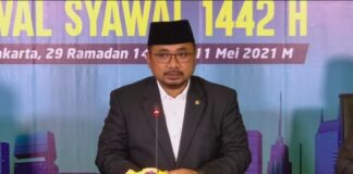 Pemerintah Tetapkan Hari Raya Idul Fitri Pada Kamis 13 Mei 2021