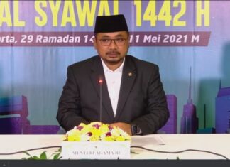 Pemerintah Tetapkan Hari Raya Idul Fitri Pada Kamis 13 Mei 2021