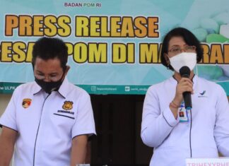 BB POM Mataram Gagalkan Peredaran Obat Palsu Trihexyphenidil Bernilai Ratusan Juta