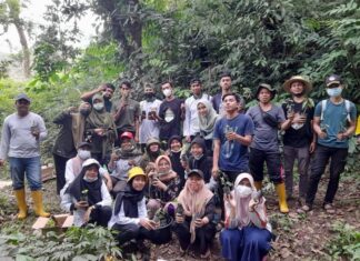 Ini yang Dilakukan Mahasiswa KKN Tiga Kampus Selamatkan Sumber Mata Air di Kaki Gunung Rinjani