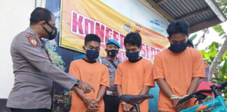 Tiga Serangkai Curi Sepeda