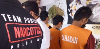 Ditresnarkoba Polda NTB Amankan 5 Pengedar Sabu