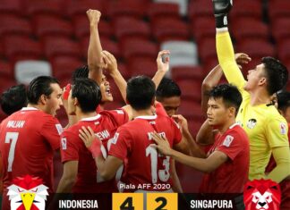 Luar Biasa! Kalahkan Singapura 4-2, Timnas Indonesia Masuk Final AFF 2020