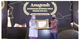 Disnakertans NTB Raih Peringkat 6 OPD Informatif