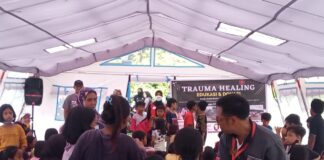 Anak-Anak Korban Banjir Senang Ikut Trauma Healing