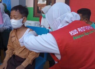 500 Siswa SDN I Gerung Utara Divaksin