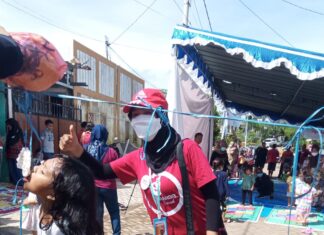 Hibur Anak Korban Banjir, Sejumlah Elemen Gelar Trauma Healing