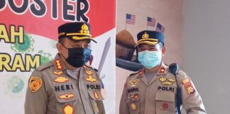 Gerai Polres Mataram Layani Vaksin Booster