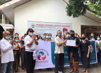 Peduli Sesama, Aruna Senggigi Adakan Bakti Sosial Ke Panti Asuhan Yayasan Dharma Laksana Mataram