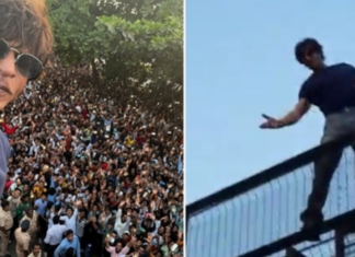 Shah Rukh Khan Rayakan Lebaran Bersama Ribuan Penggemarnya