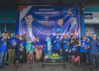 DPC Demokrat Kota Mataram Bagi – Bagi Sembako
