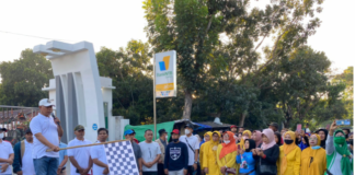 Bupati Sukiman Lepas Ribuan Peserta Jalan Sehat Hari Jadi Lombok Timur 2022