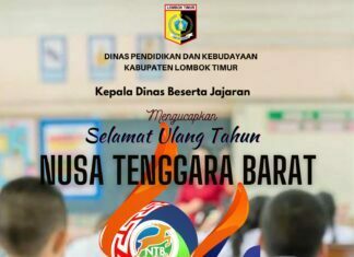 Ucapan Dirgahayu 64 Tahun NTB 2022: Dikbud Lotim