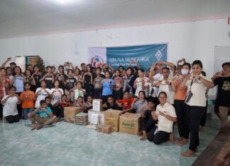 Sambut Natal, Aruna Senggigi Berikan Donasi ke Panti Asuhan