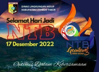 Ucapan Dirgahayu 64 Tahun NTB 2022: DLH Lotim