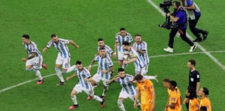 Selebrasi Argentina Masuk Semifinal Piala Dunia, Heboh!