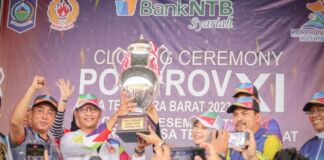 Kota Mataram Juara Umum Porprov XI NTB 2023