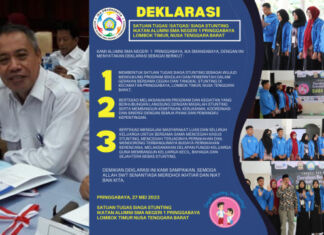 BKKBN Pusat Sebut Satgas Siaga Stunting Alumni SMAN 1 Pringgabaya Sebagai Gerakan Alumni SMA Pertama di Indonesia!