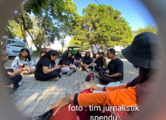 Tim Jurnalistik Spendu Taklukkan CFD