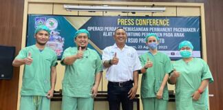 RSU NTB Sukses Pasang Alat Pacu Jantung Permanen