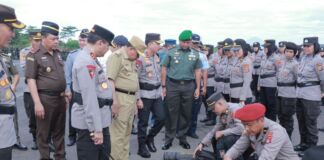 Polda NTB Gelar Apel Kesiapan Pemilu