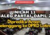 Daftar 11 Caleg Dapil 2 yang Diprediksi Aman Melenggang ke DPRD Lotim