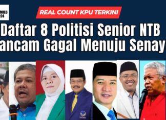 Daftar 8 Politisi Senior NTB yang Terancam Gagal Menuju Senayan